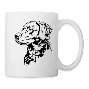 Chesapeake Bay Retriever Portrait Dogs Wilsigns - Mug - white - Right