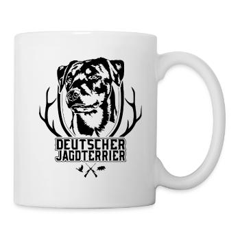 Chien de chasse allemand Terrier chiens Chien de chasse Wilsigns - Mug blanc - blanc - Droite