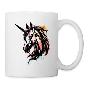 Conception de la fille magique licorne - Mug blanc - blanc - Droite