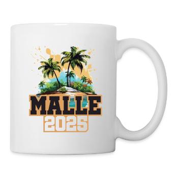 Malle 2025 Palmen - Tasse - Weiß - Rechts