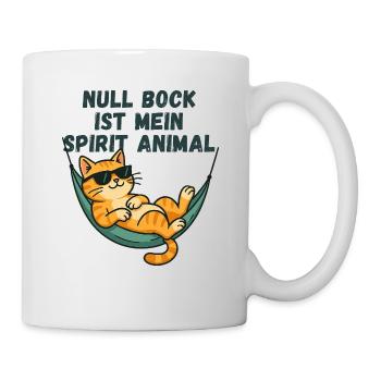 Katze Hängematte Spirit Animal - Tasse - Weiß - Rechts