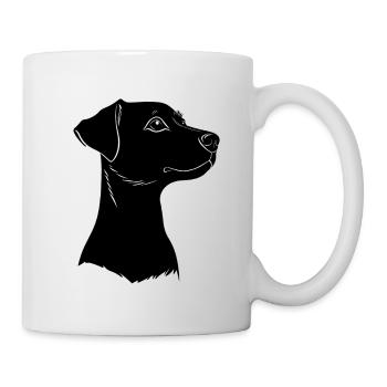 jack russel liebe zum hund jacky haustier - Tasse - Weiß - Rechts