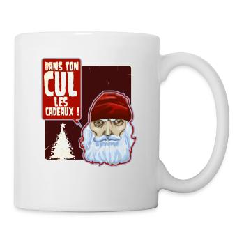 Père Noël crad' - Mug blanc - blanc - Droite