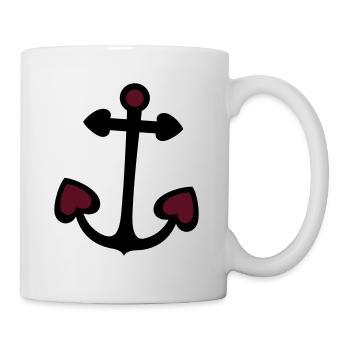 ancre - Mug blanc - blanc - Droite