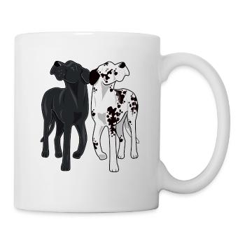 Couple o Danois - Mug blanc - blanc - Droite