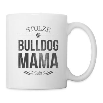Stolze Englische Bulldoggen-Mama - Tasse - Weiß - Rechts