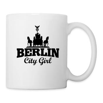 BERLIN CITY GIRL - Mug blanc - blanc - Droite