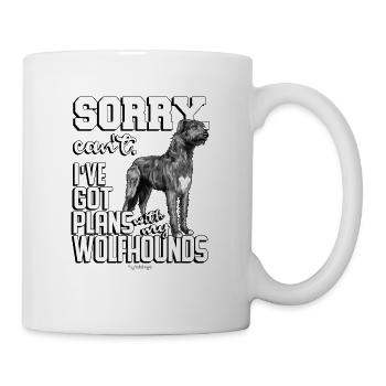 Irish Wolfhound Plans 7 - Mug - white - Right