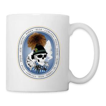 Bayern-skull - Tasse - Weiß - Rechts