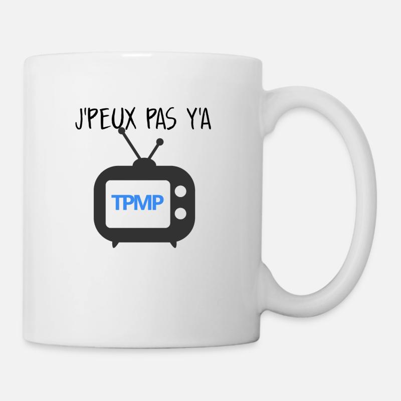 Tshirt j'peux pas ya TPMP - Tshirt Fanzouze - Mug blanc - blanc