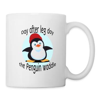 pinguin nach beintag pinguine nach beintraining - Tasse - Weiß - Rechts