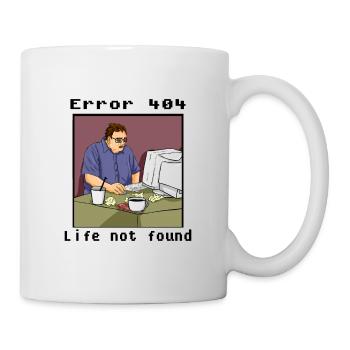 Lustiges Nerd Geek Computer Gamer Hacker Geschenk - Tasse - Weiß - Rechts