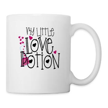 Love Geschenk Valentinstag - Tasse - Weiß - Rechts