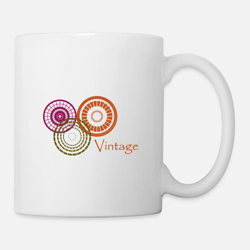 Vintage - vintage - Mug blanc - blanc