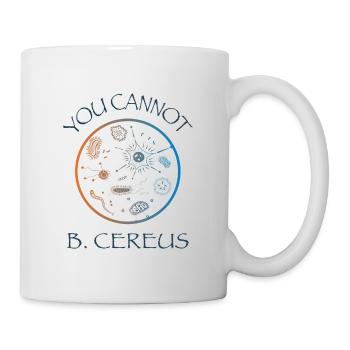 Biologie Microbiologie Bactéries Enseignants T-Shirt - Mug blanc - blanc - Droite