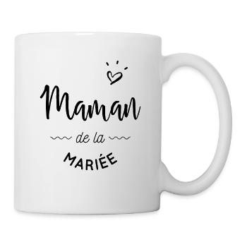 Maman de la mariée - Mug blanc - blanc - Droite