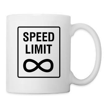 Speed Limit - Unendlich / Funny / Car Tuning - Tasse - Weiß - Rechts