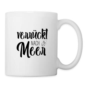 Crazy for the sea - Mug - white - Right