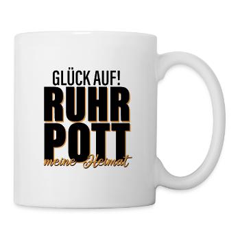 Bonne chance ! Ruhrpott - Ma patrie - Mug blanc - blanc - Droite