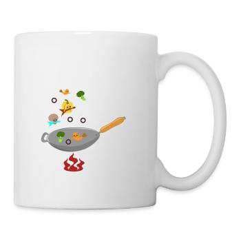 Wir werden Essen Pun - Tasse - Weiß - Rechts