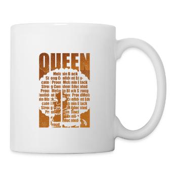 Melanin Königin Afrikanisch - Tasse - Weiß - Rechts