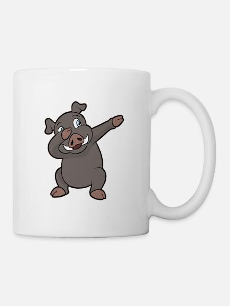 Phacochère animal de ferme - Mug blanc - blanc