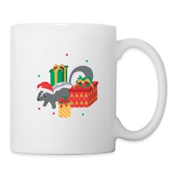 Christmas honey badger - Mug - white - Right