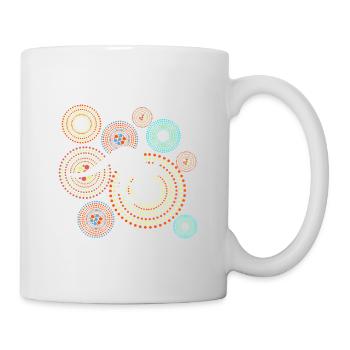 Style kangourou aborigène - Mug blanc - blanc - Droite