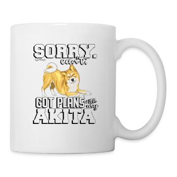 akitaplans3 - Mug blanc - blanc - Droite