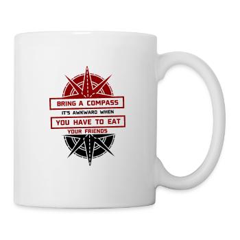HIKING: Bring A Compass - Mug - white - Right