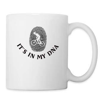 Mountainbike : its in my DNA - Tasse - Weiß - Rechts