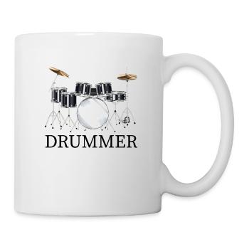 Drummer Drum Drum Drums - Mug - white - Right