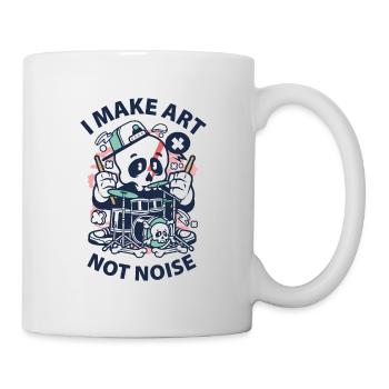 Batteur Batteur Batterie drum - Mug blanc - blanc - Droite