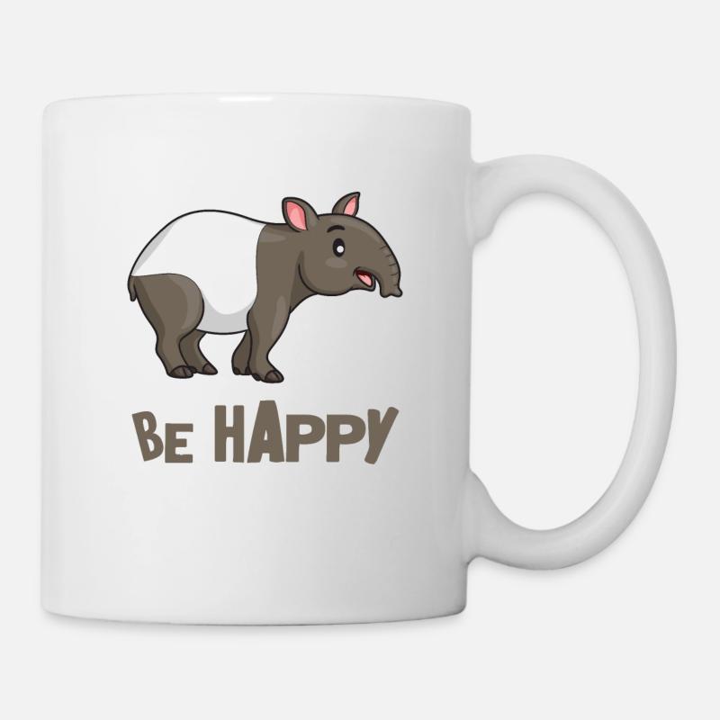 Tapir - Tasse - Weiß
