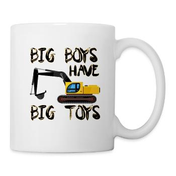 excavator - Mug - white - Right