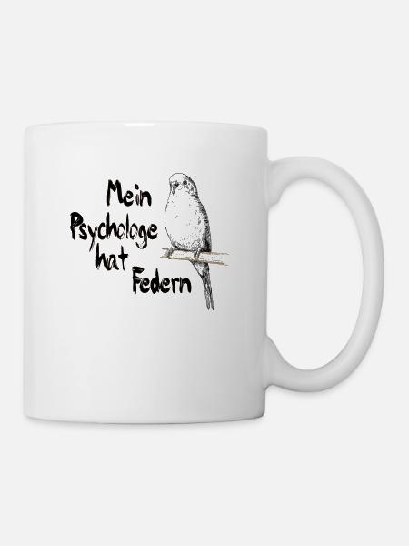 Wellensittich - Tasse - Weiß
