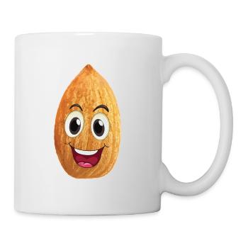 Smiling almond nut - Mug - white - Right