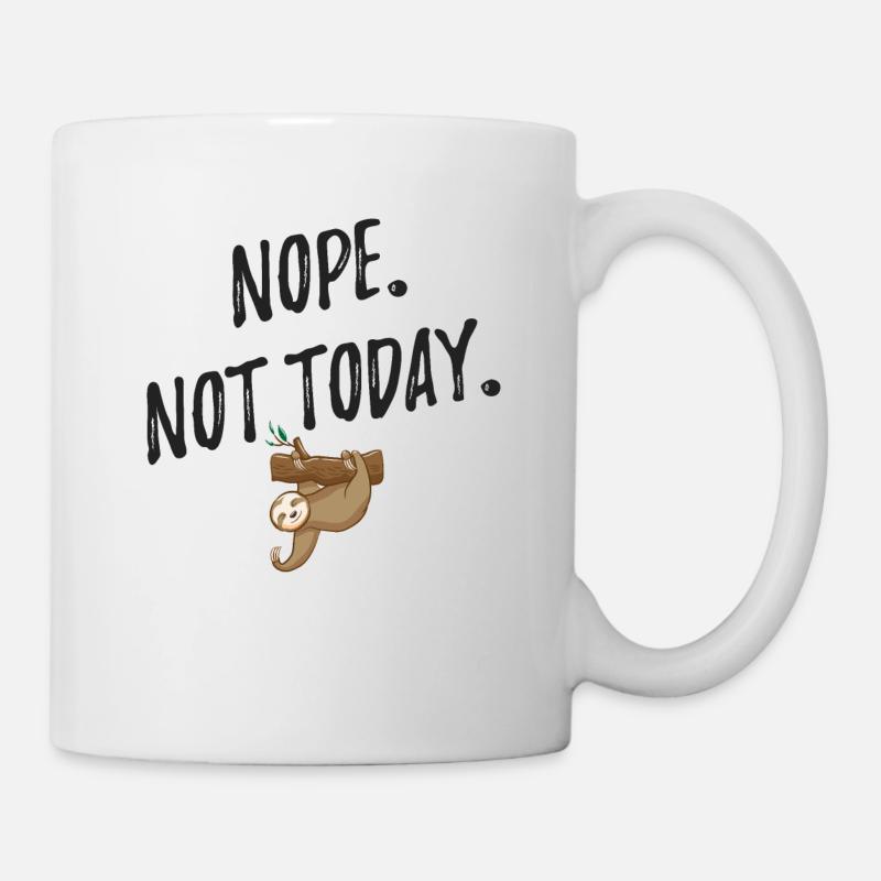 Faultier - Tasse - Weiß