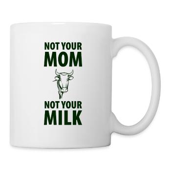 Dire drôle végétalien - Mug blanc - blanc - Droite