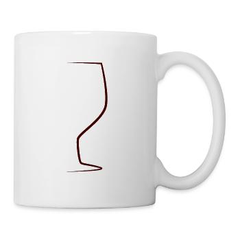 Wein - Tasse - Weiß - Rechts