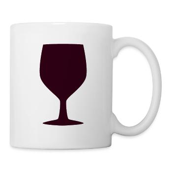 Wein - Tasse - Weiß - Rechts
