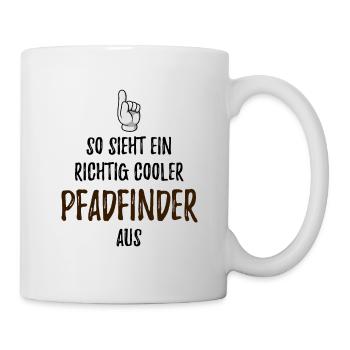 Pfadfinder - Tasse - Weiß - Rechts