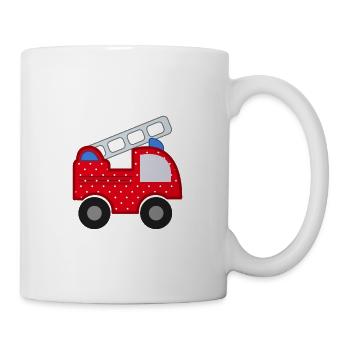 Pompier pompier pompier - Mug blanc - blanc - Droite