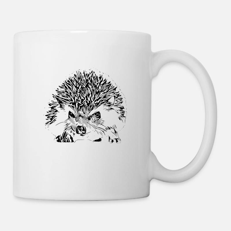 Hedgehog - Mug - white