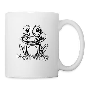 grenouille - Mug blanc - blanc - Droite