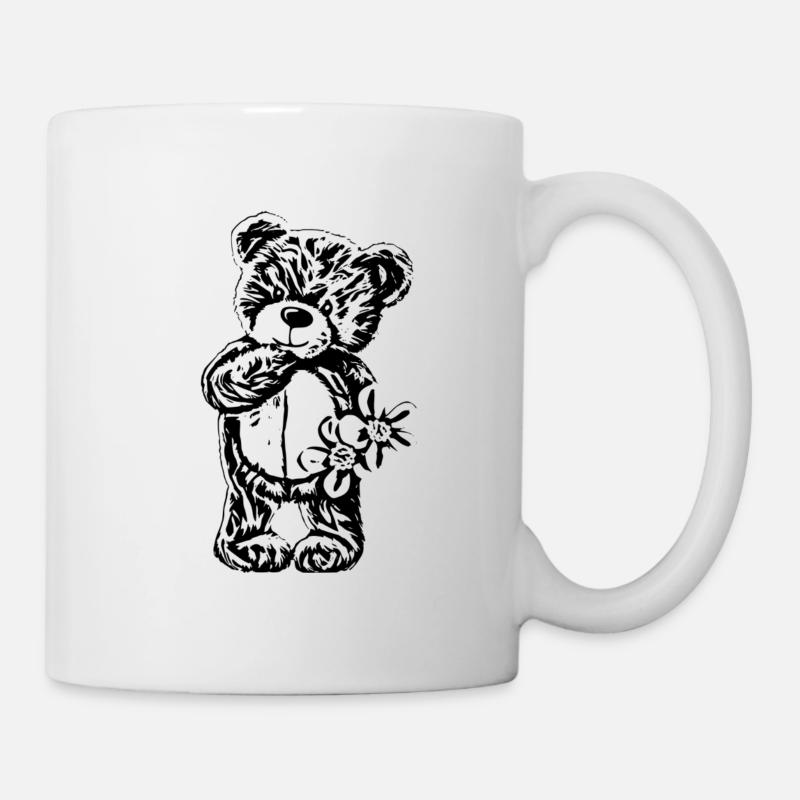 teddy bear - Mug - white