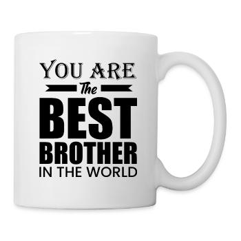You are the best brother in the world - Mug - white - Right