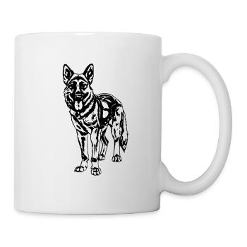 German Shepherd - Mug - white - Right