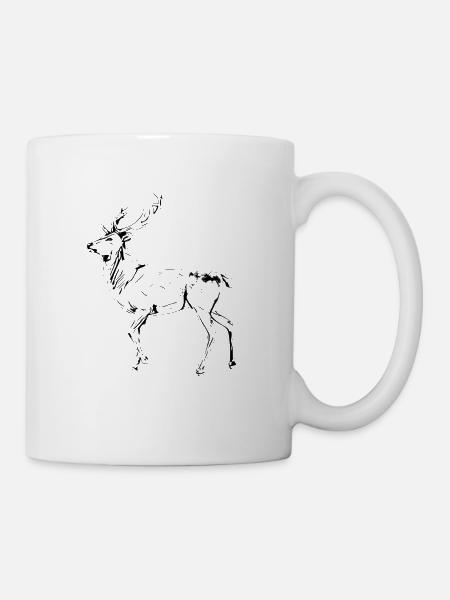 deer - Mug - white