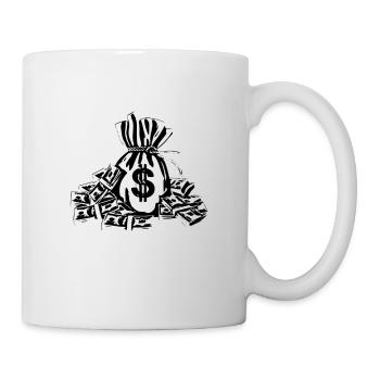 argent - Mug blanc - blanc - Droite